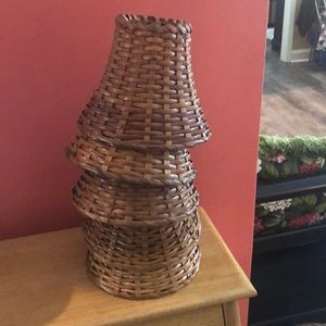 Rattan Chandelier shades